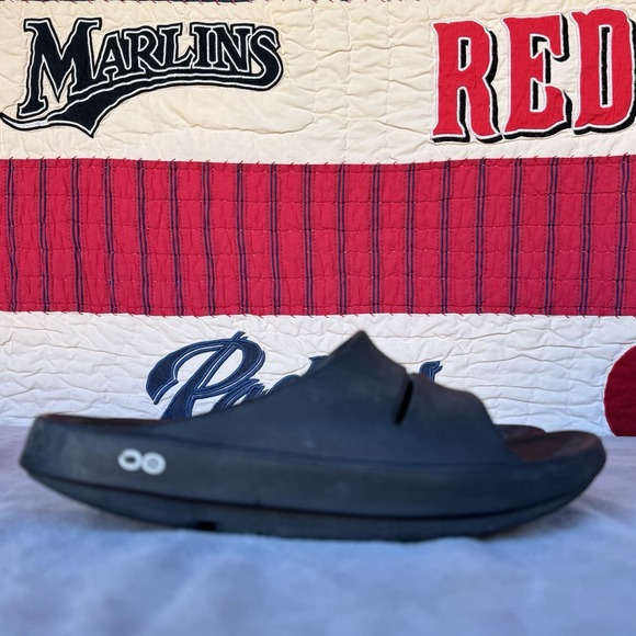 Size M8/W10 - OOFOS OOahh‎ Sandals Men's Comfort Sport Recovery Foam Slide - Picture 4 of 8